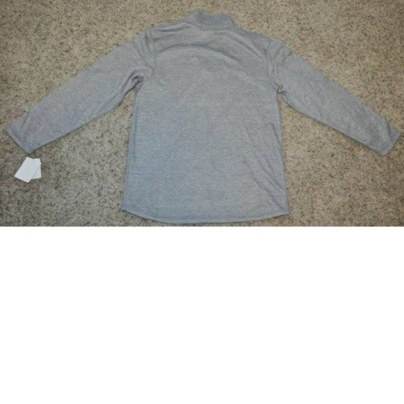 Mens Michigan Wolverines Gray Small NCAA 1/4 Zip Pullover Long Sleeve Sweatshirt - Picture 6 of 6